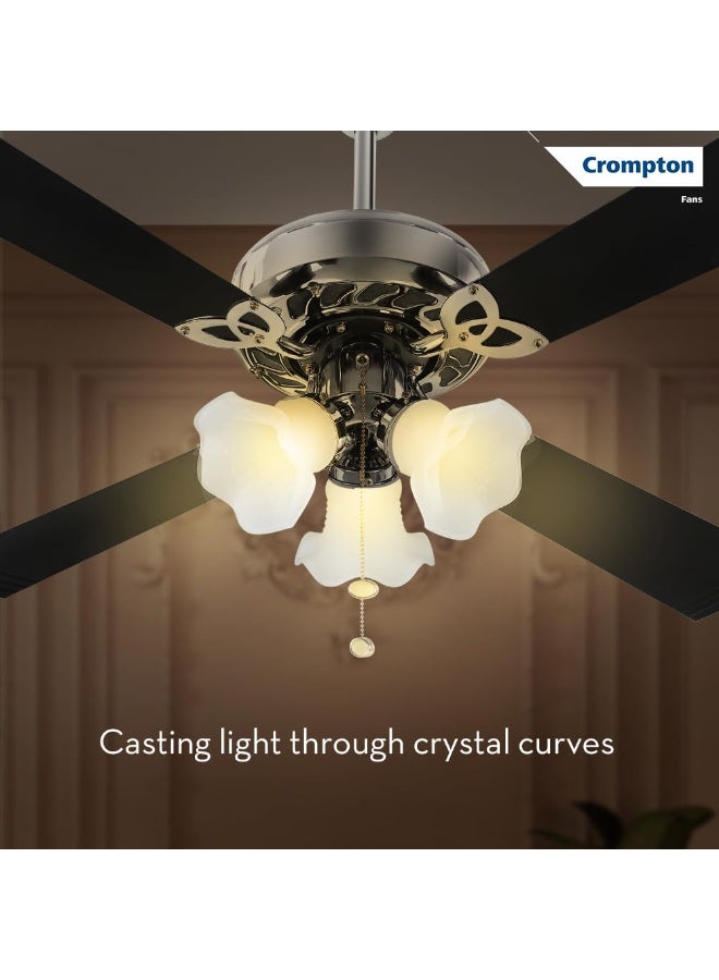 Crompton LUXIAN Uranus 1200 mm (48 inch) Ceiling Fan (Black Chrome) Star Rated Energy efficient Fans - Image 3